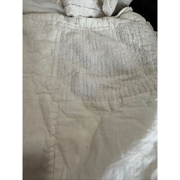 Simply shabby chic lace Toulouse sham and flat sheet full size - Picture 5 of 9